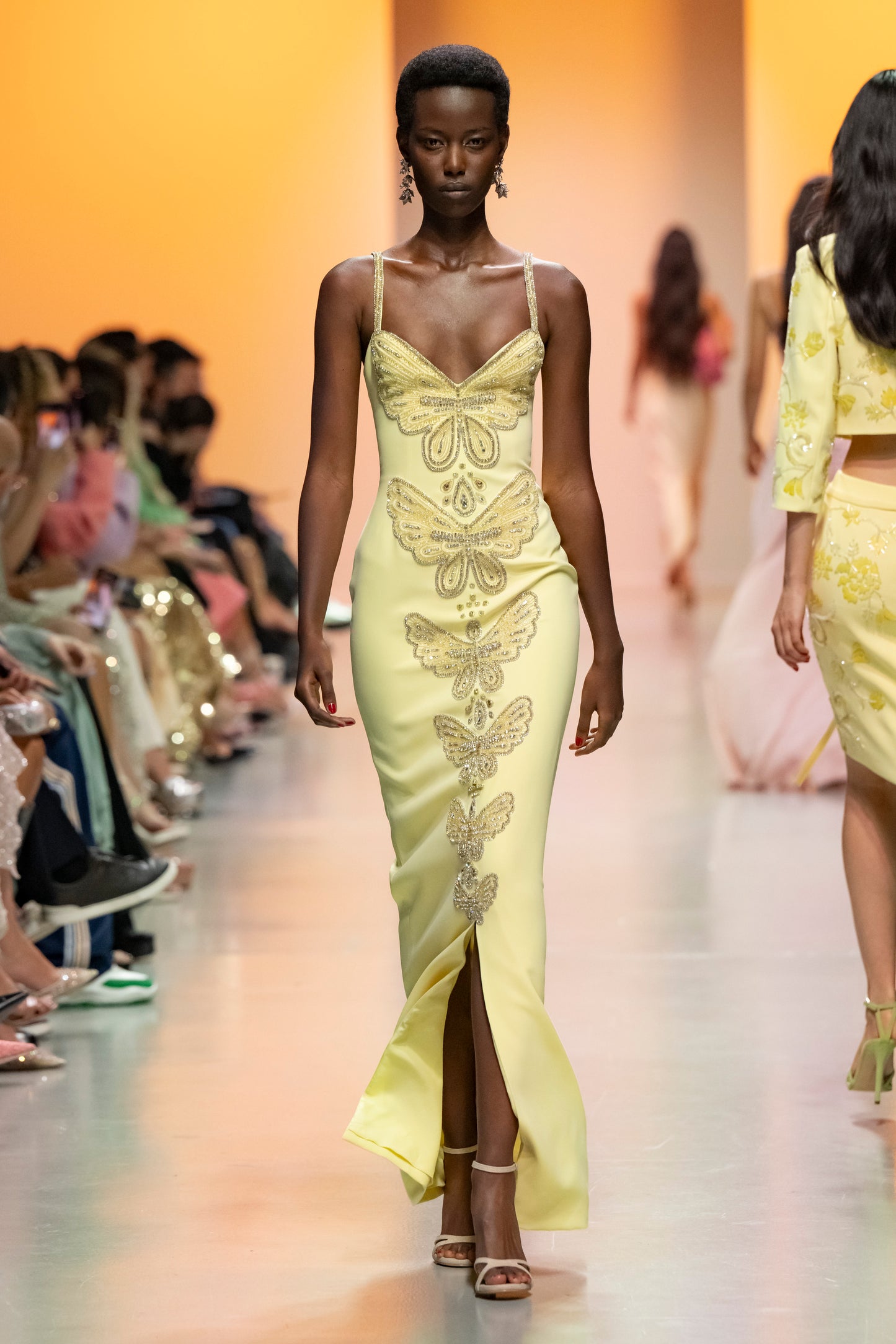 Crepe Butterfly Gown