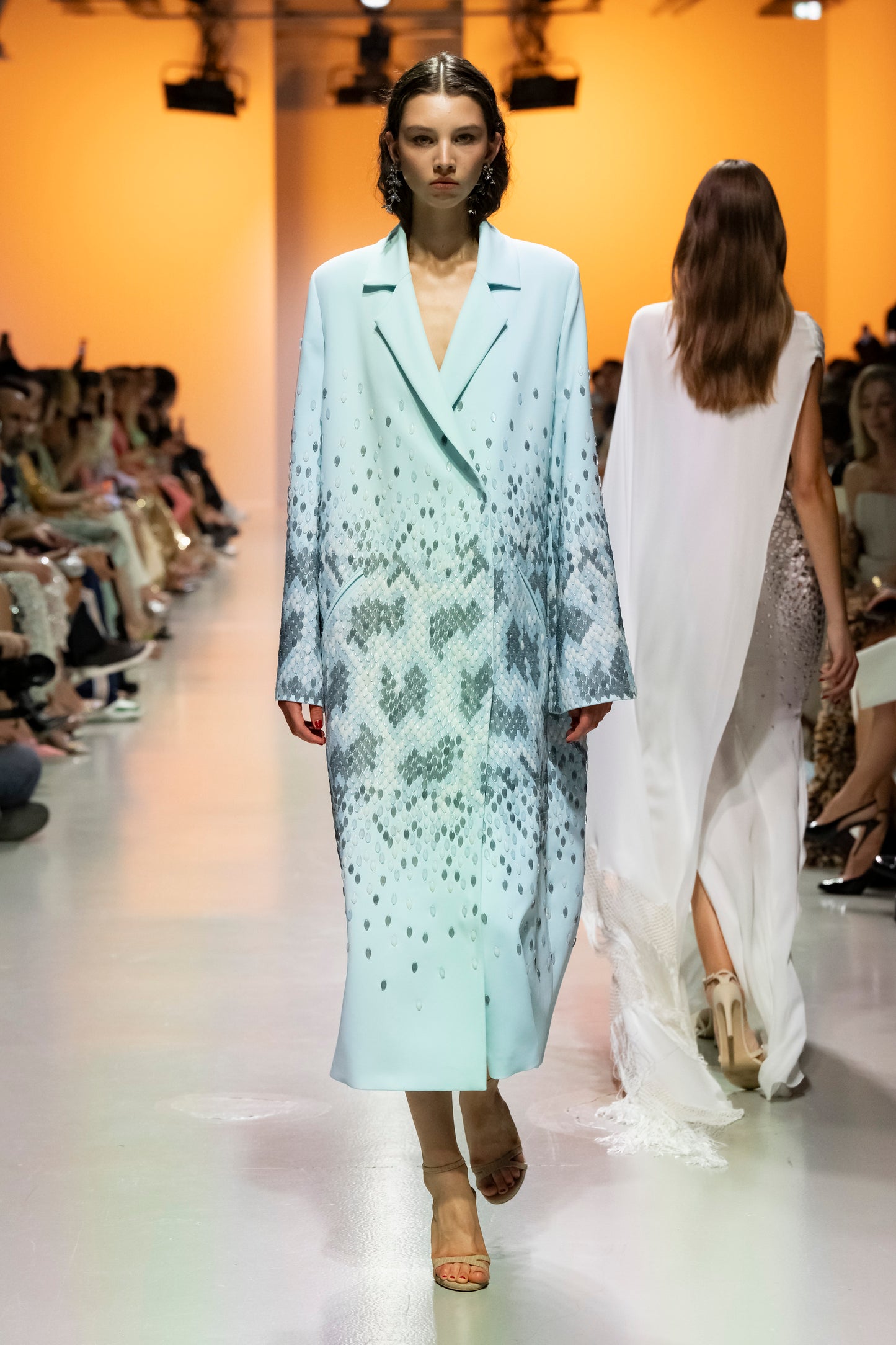 Structured Tailored Crepe Coat