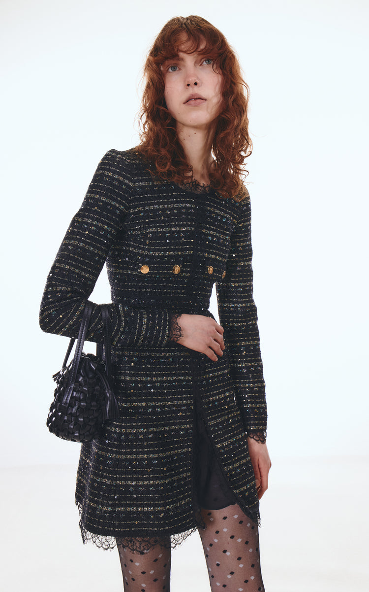 Boucle Mini Dress