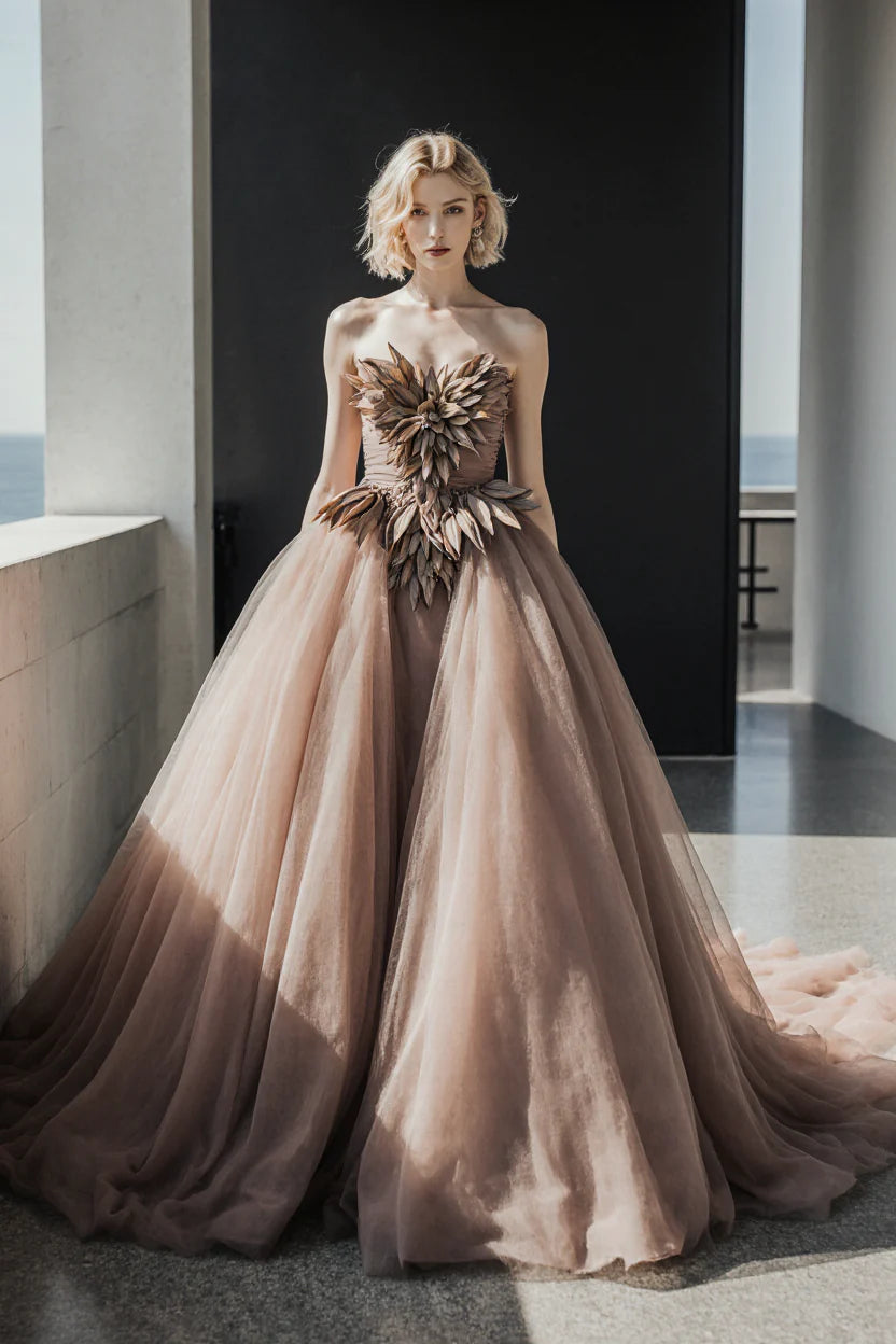 Alam Strapless Gown