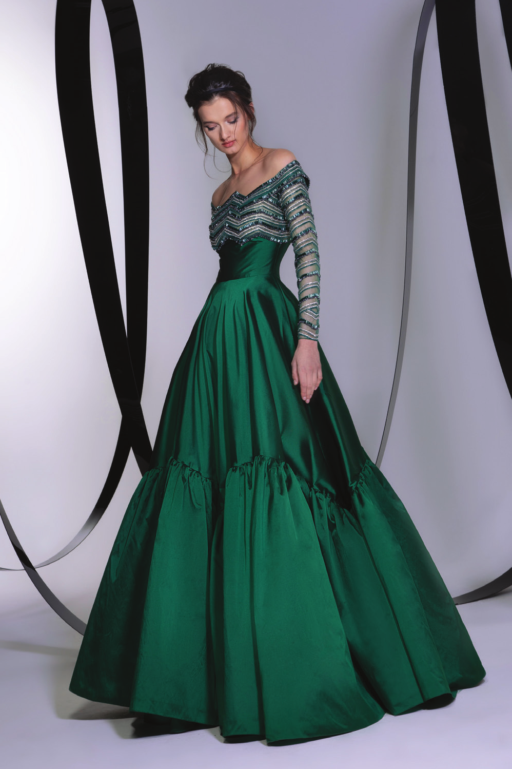 Taffeta Ball Gown