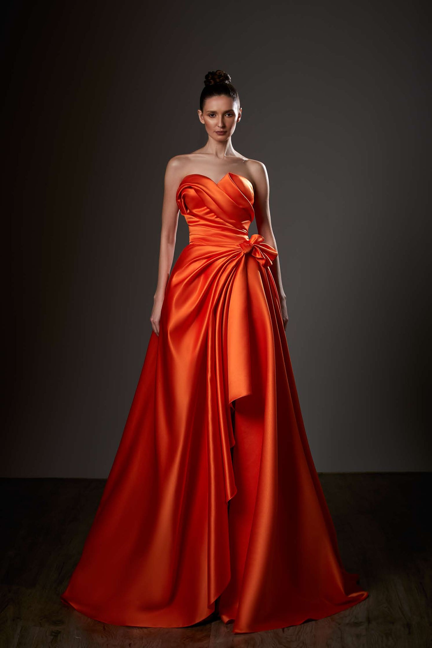 Sculpted Sweetheart Neck Gown