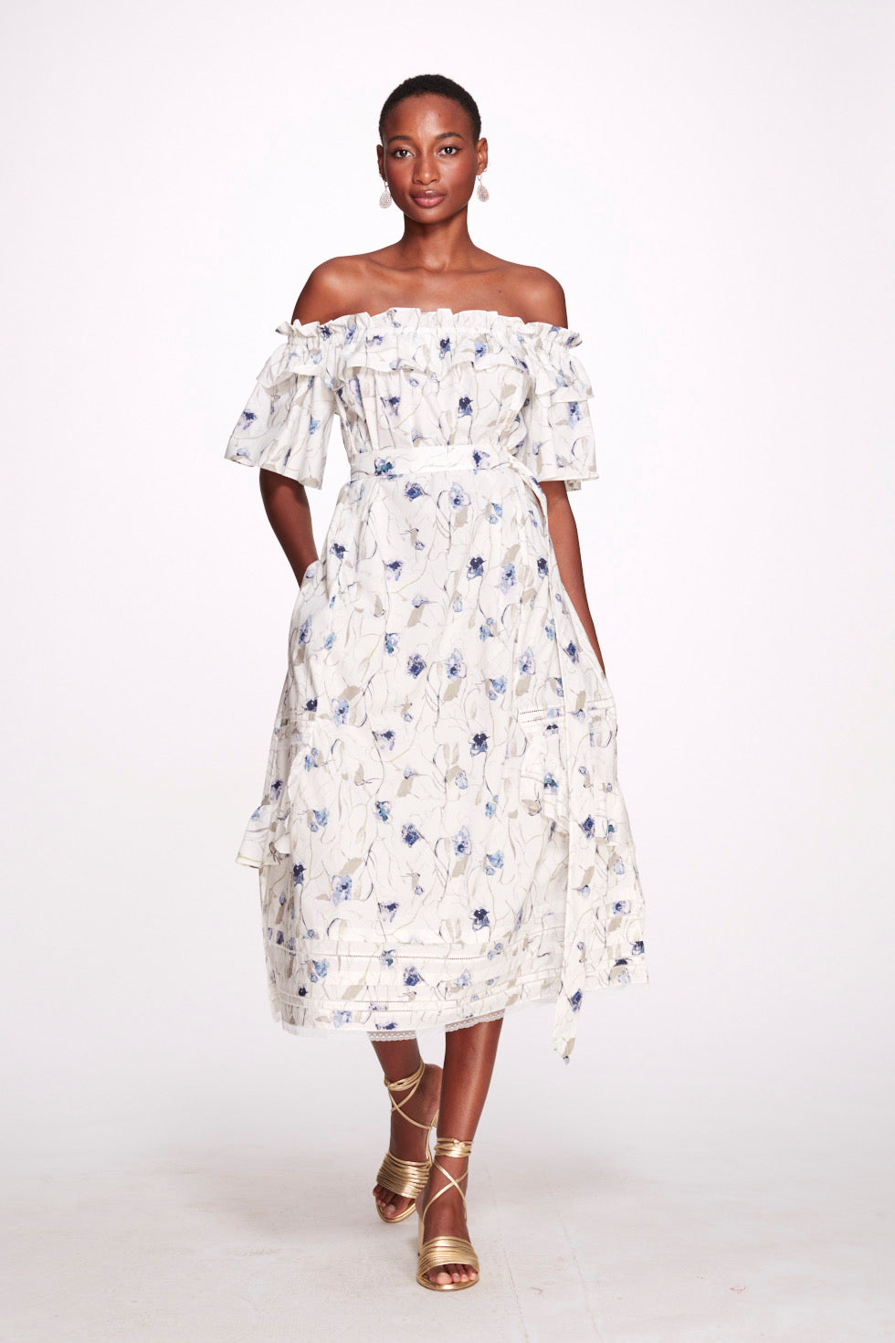 Rosie Off the Shoulder A-Line Dress