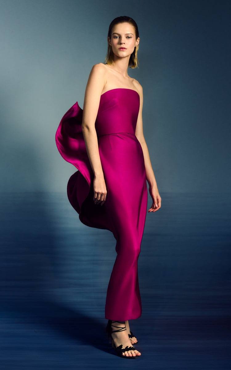Ankle Length Column Gown