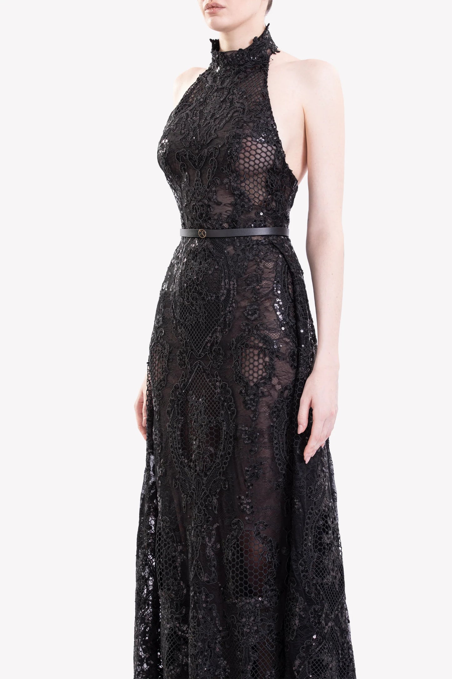 Embroidered Lace Dress