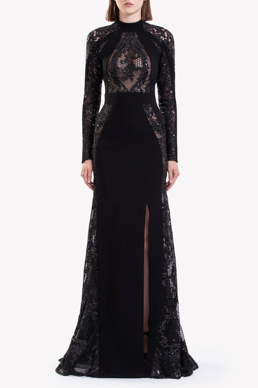 Embroidered Lace Dress