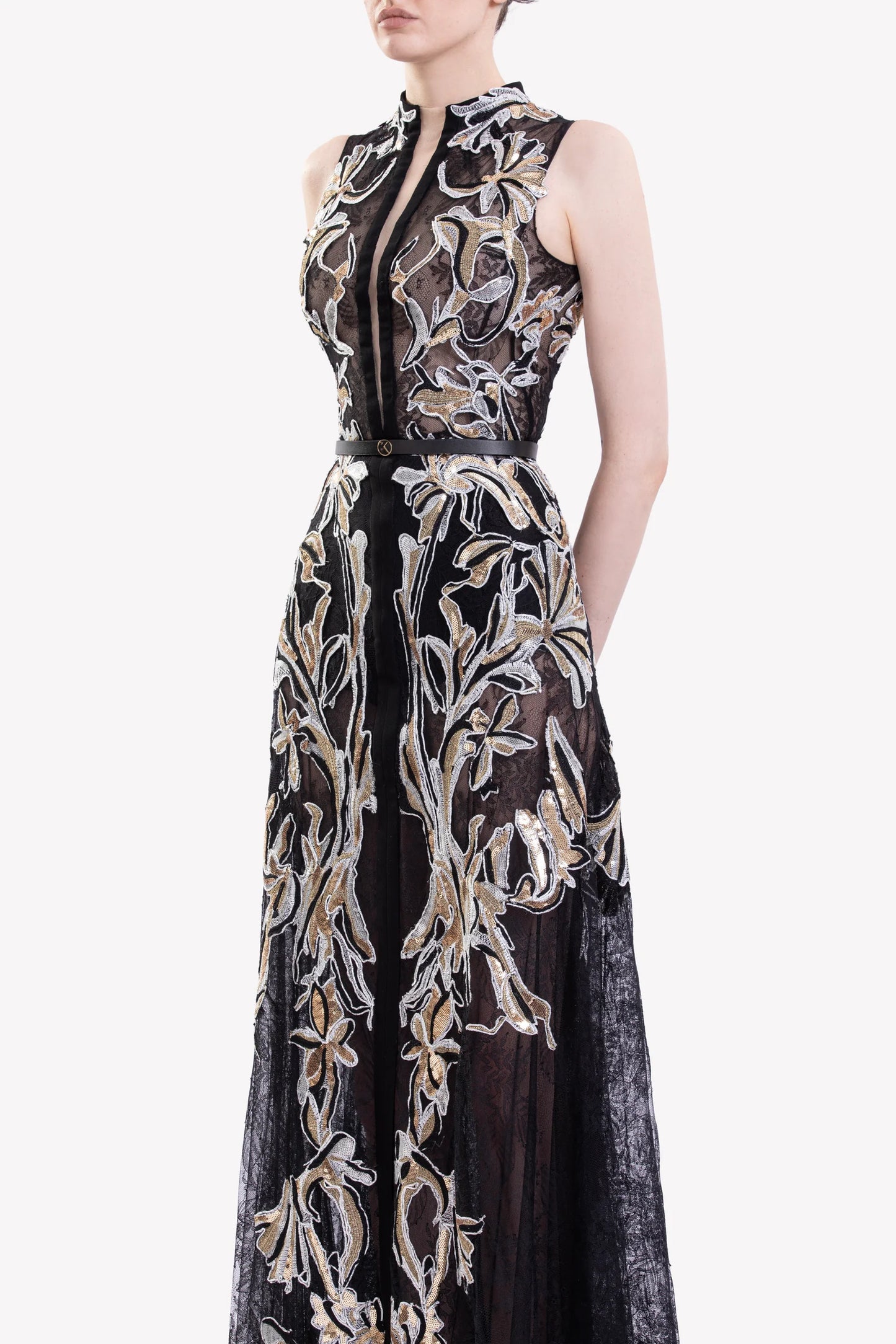 Embroidered Lace Dress