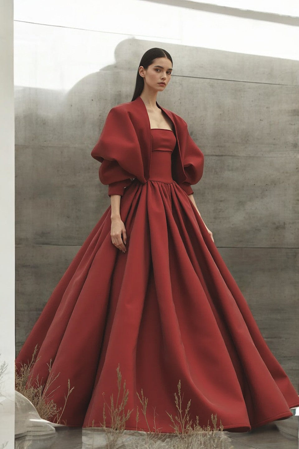 3/4 Sleeve Gown