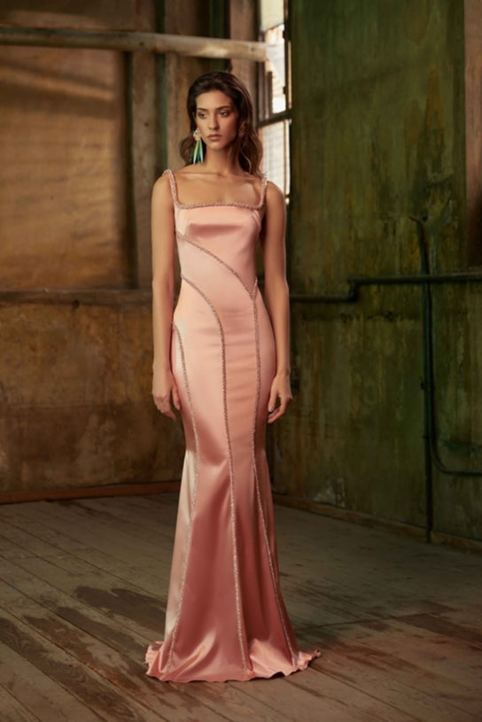 Satin Stretch Gown