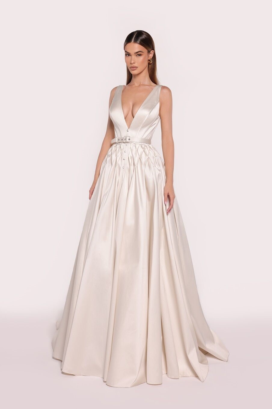Monica Taffeta A-Line Gown