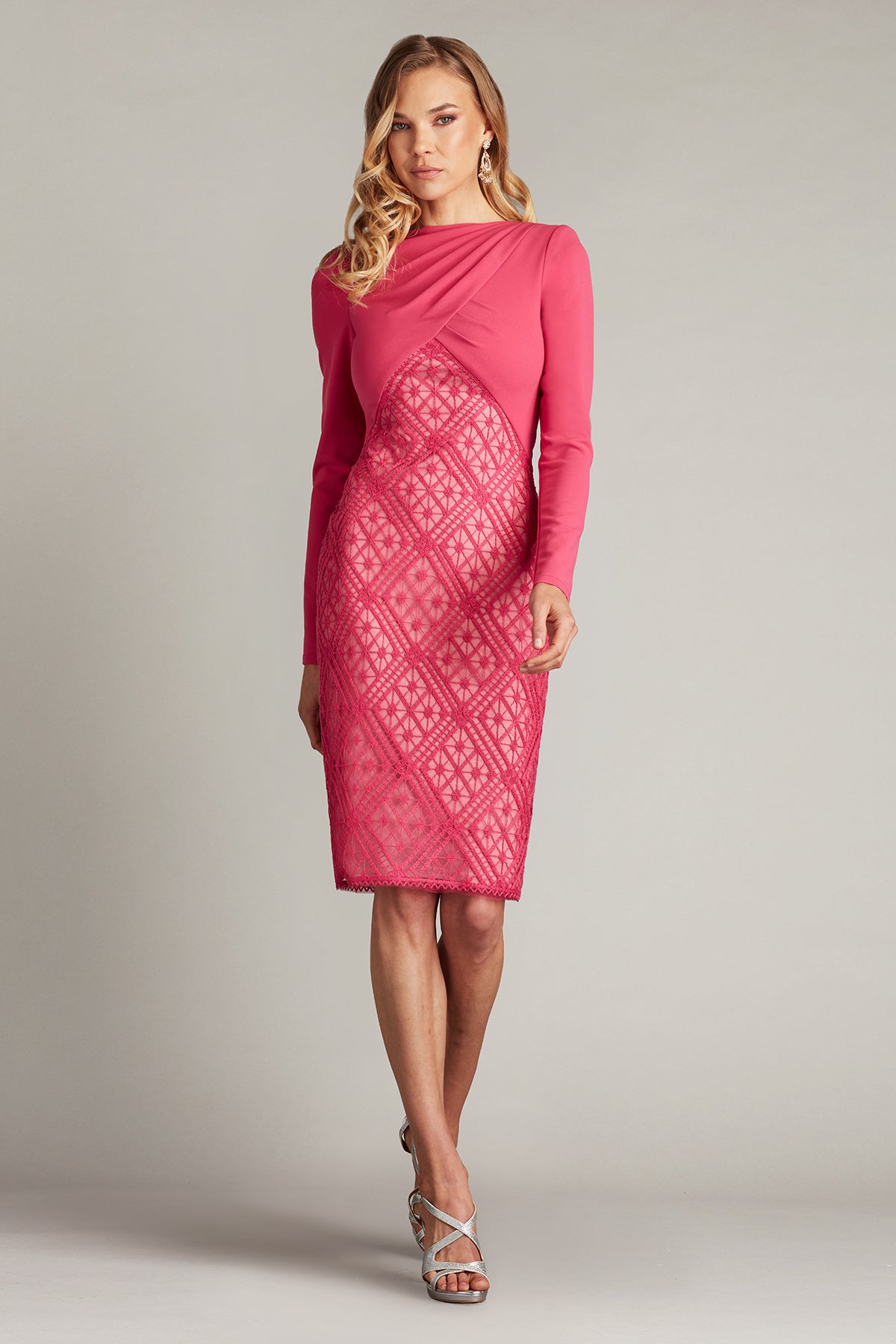 Long Sleeve Knee-Length Dress