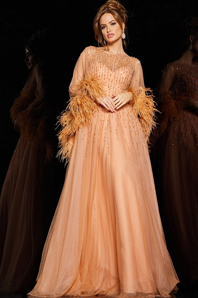 Beaded Sweetheart Neckline Ball Gown