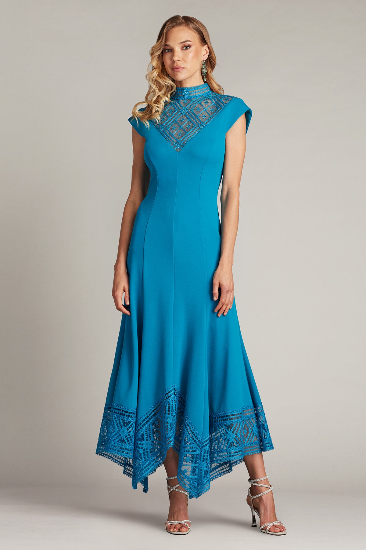 Cap Sleeved Midi Dress