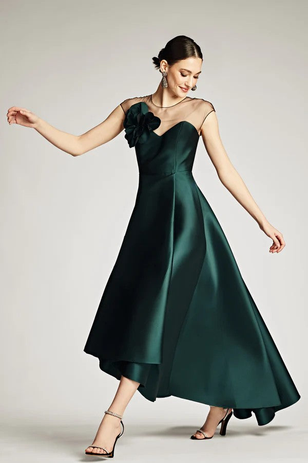 Blakely Stretch Mikado Gown