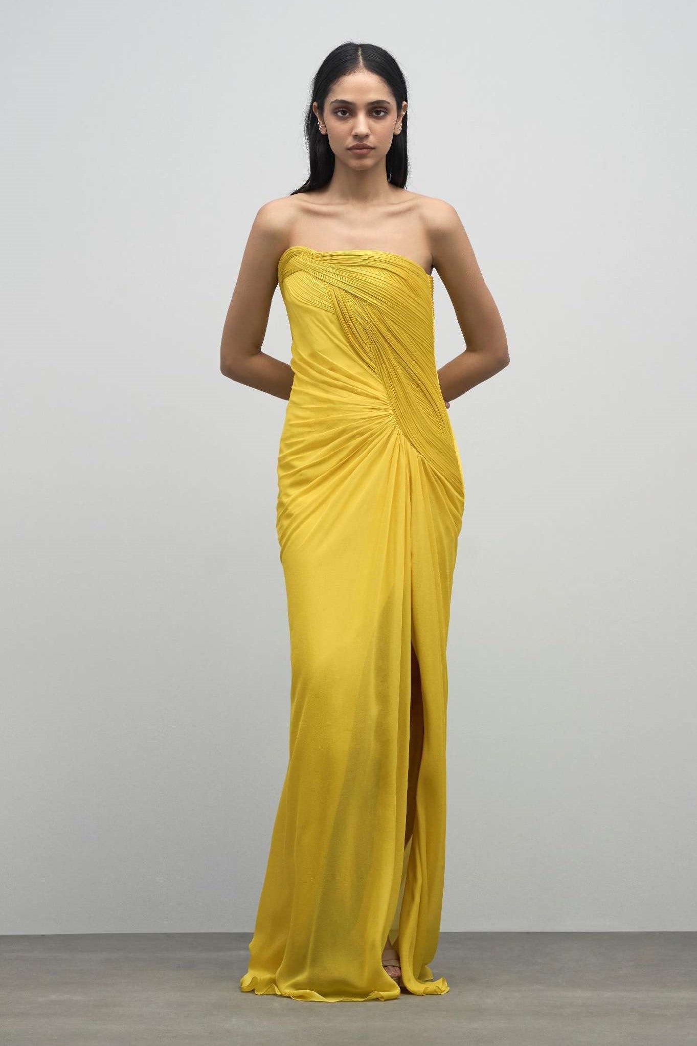 Solaris Draped Gown