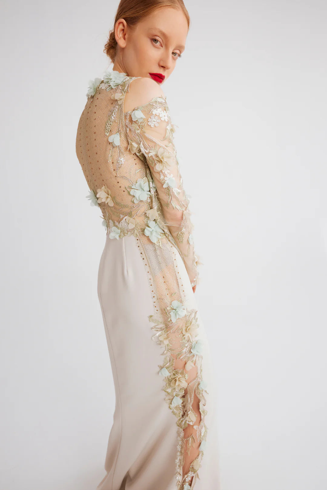 Floral Applique Gown