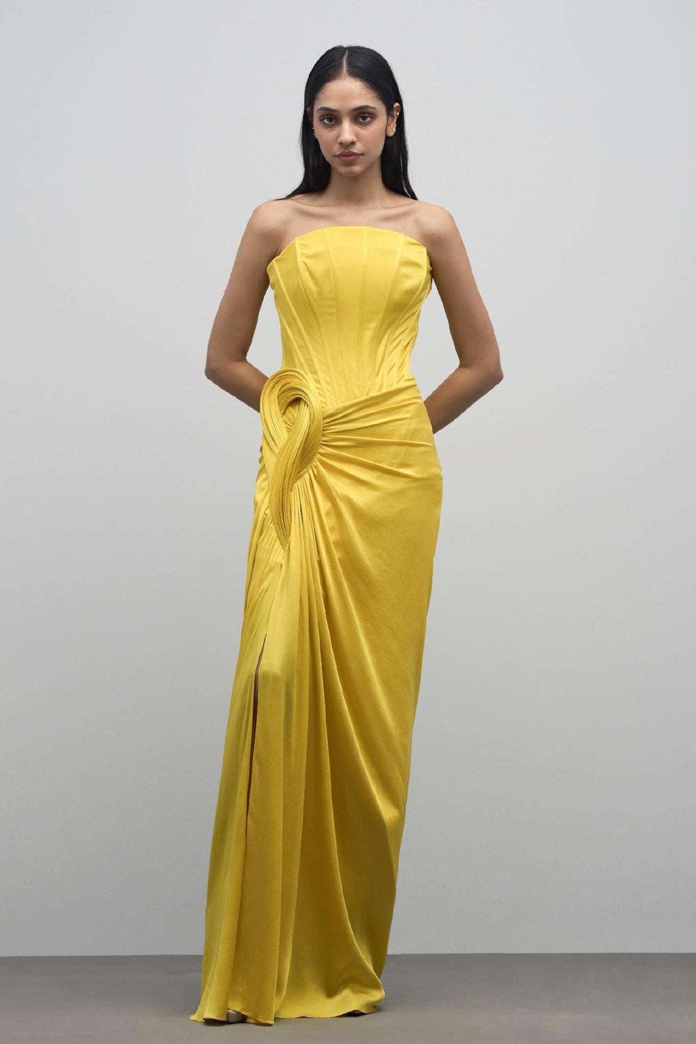 Solaris Sculpted Gown