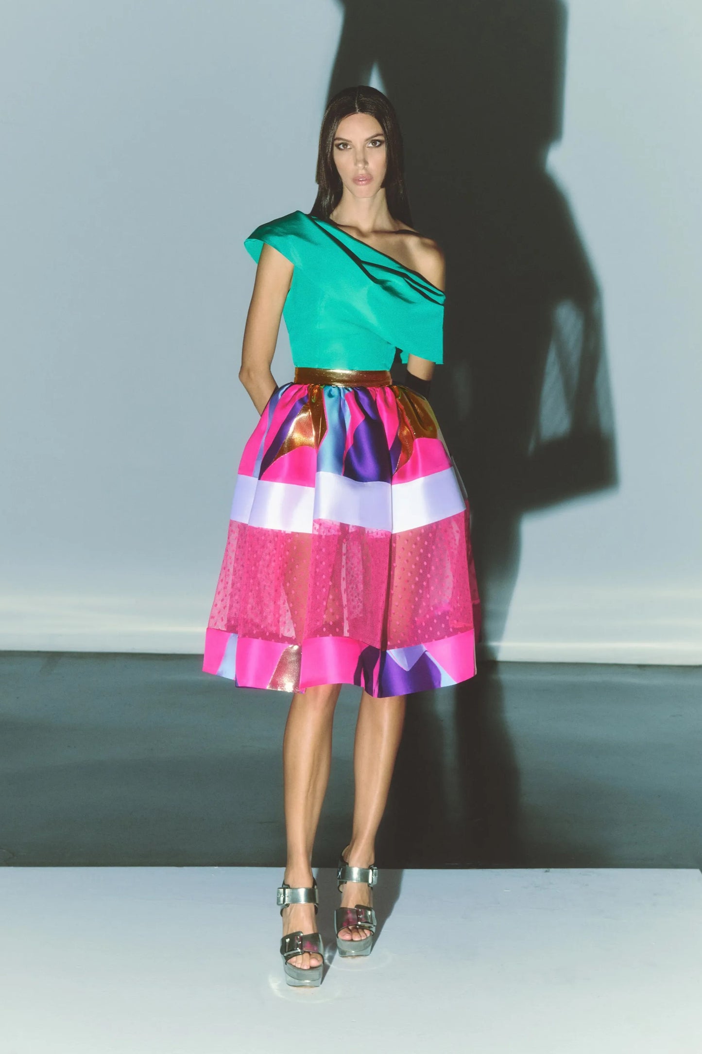 Off-Shoulder Top with Skirt