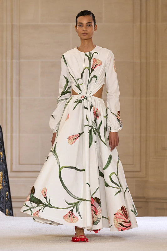 Floral Printed Long Dress