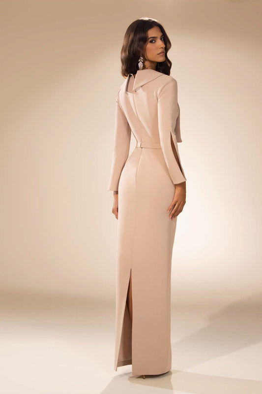 Crepe Suit Gown