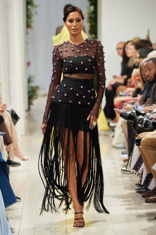 Tassel Hem Dress