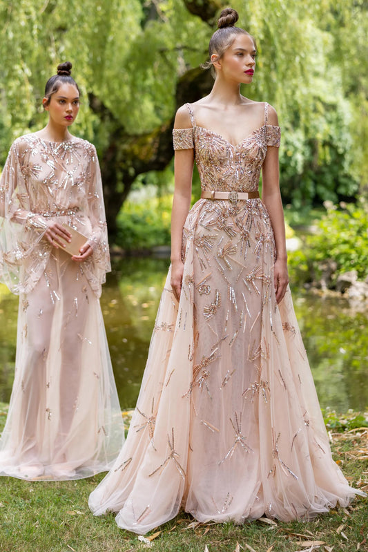 Long Gown w/ Overskirt