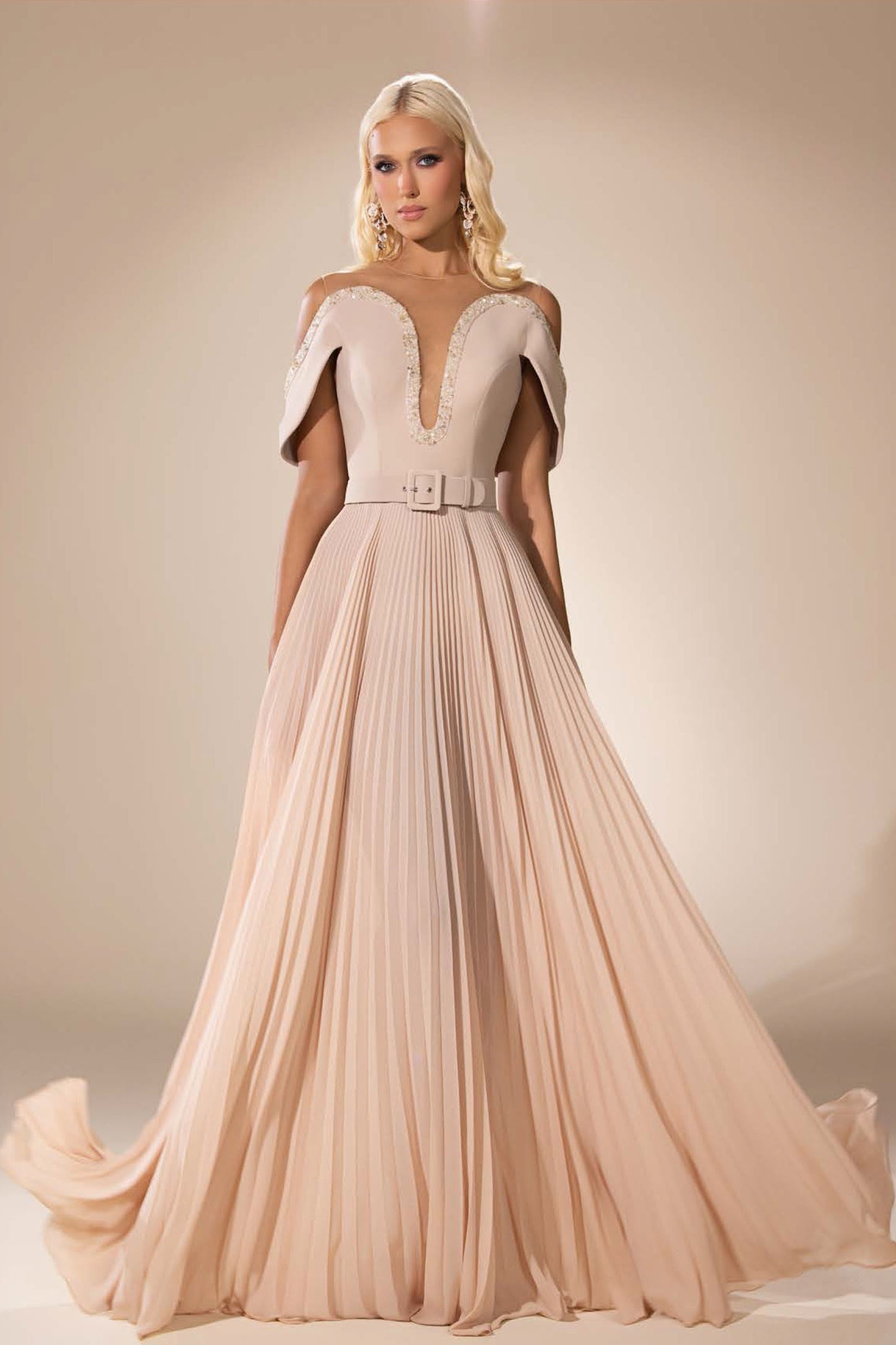 Crepe Georgette Gown