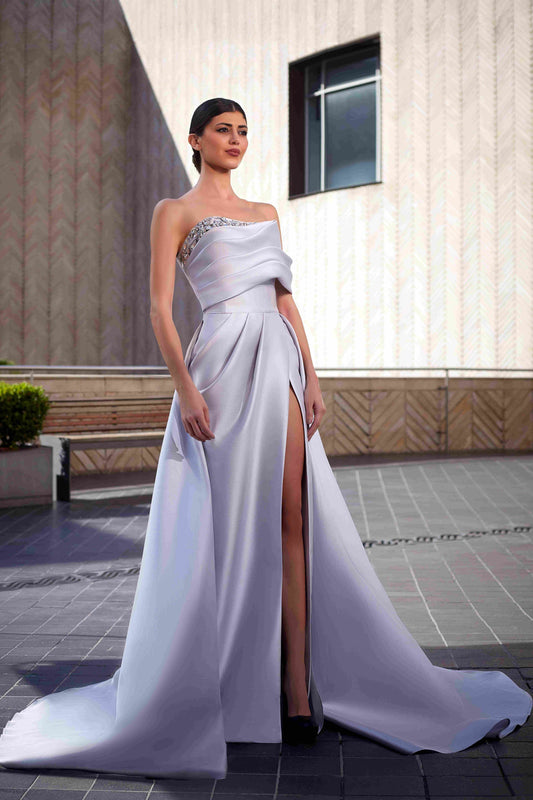 Faille & Swarovski Gown