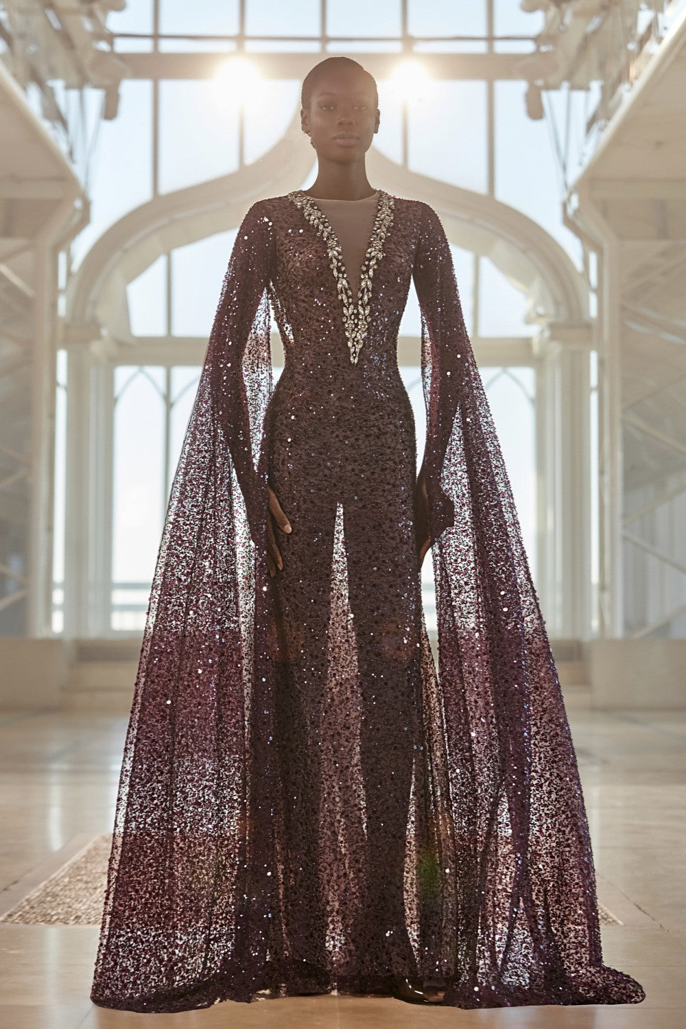 Swarovski Tulle Gown