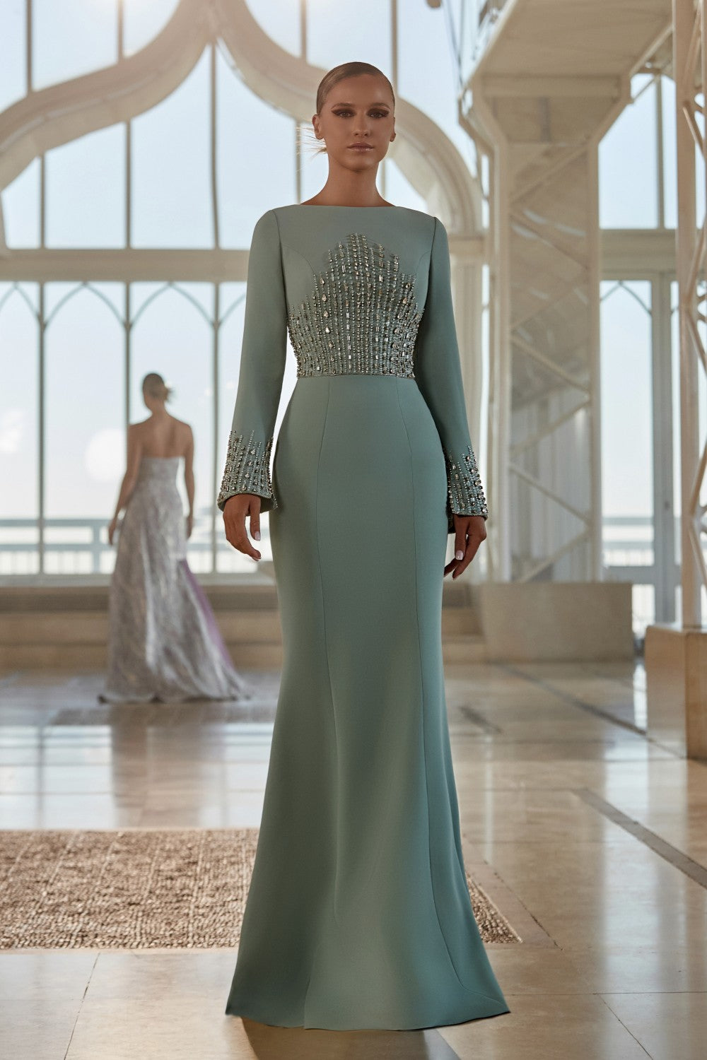 Mermaid Crepe Gown