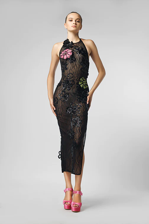 Floral Embellished Dress