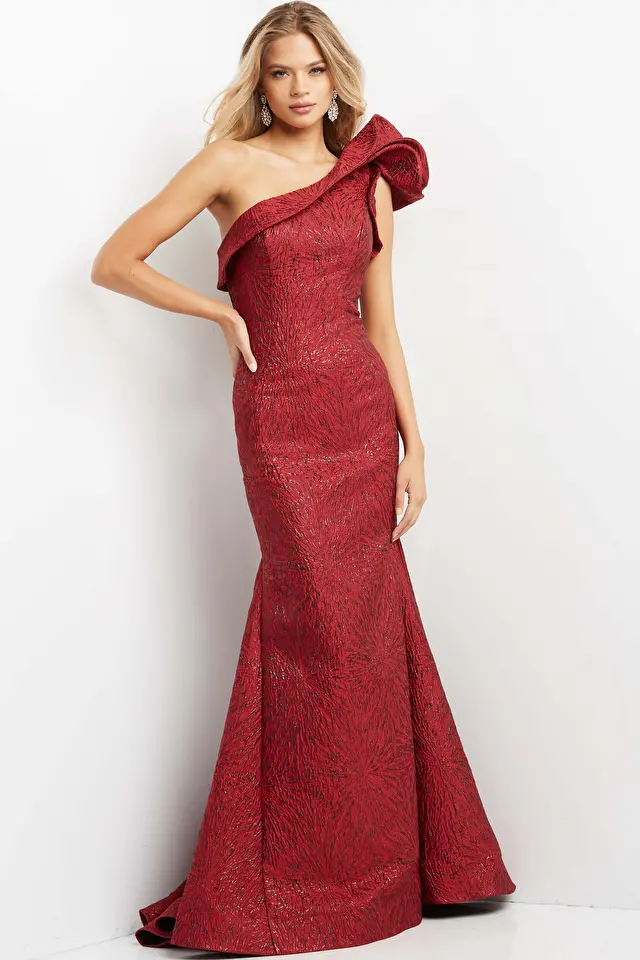One Shoulder Mermaid Gown