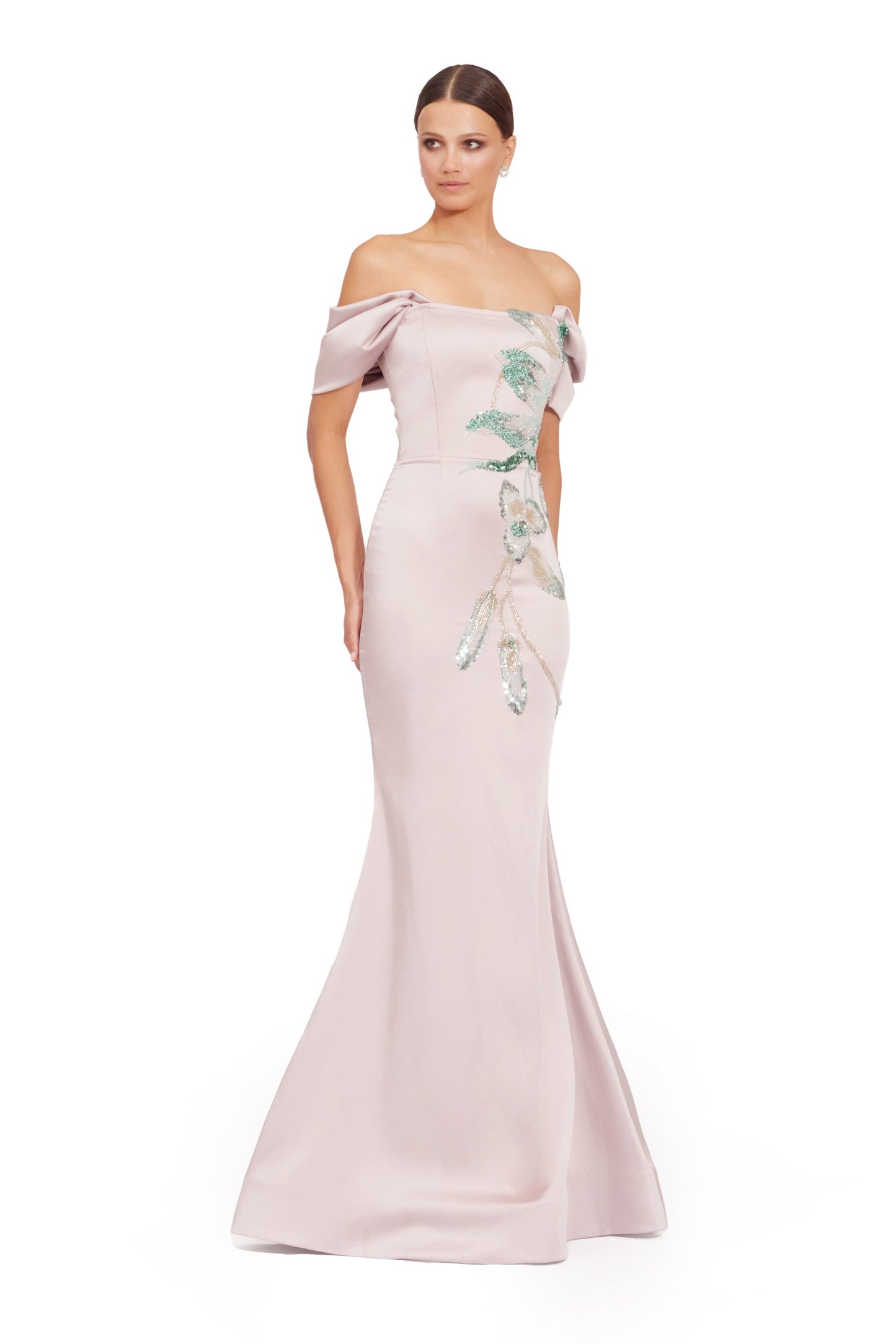 Long Satin Mermaid Dress