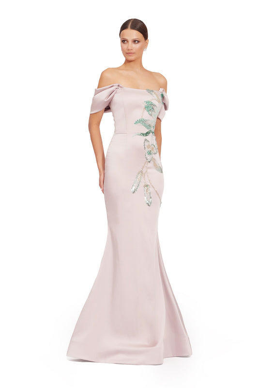 Long Satin Mermaid Dress