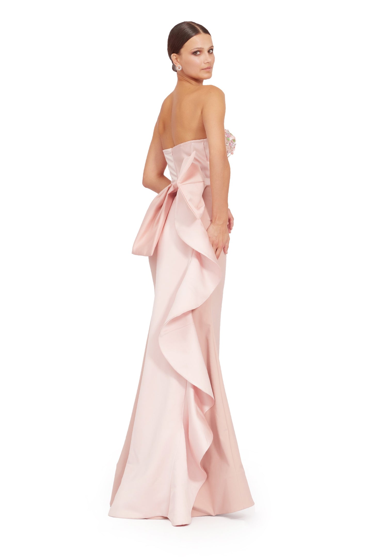 Long Mermaid Dress with Corset