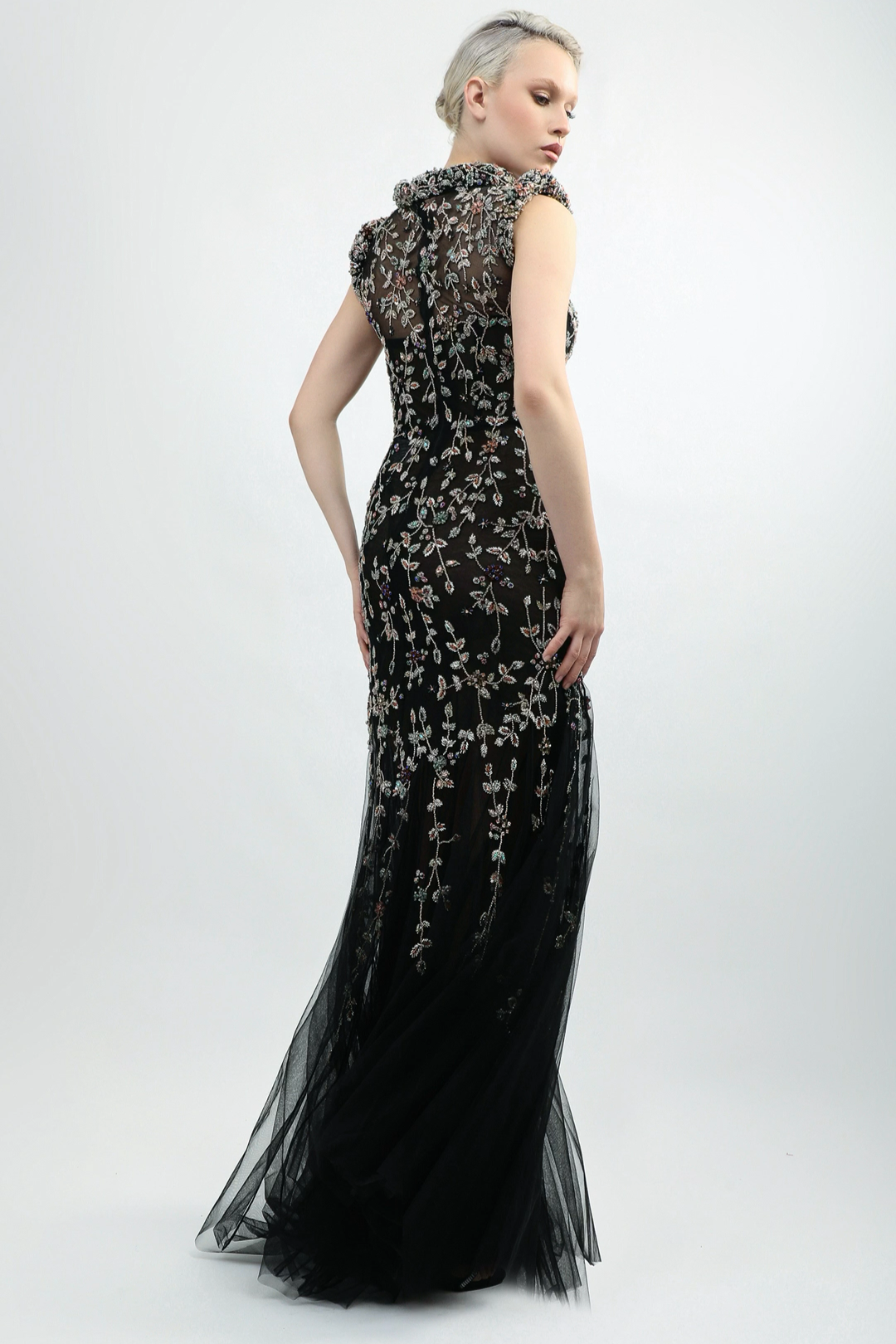 Mermaid Embroidered Gown