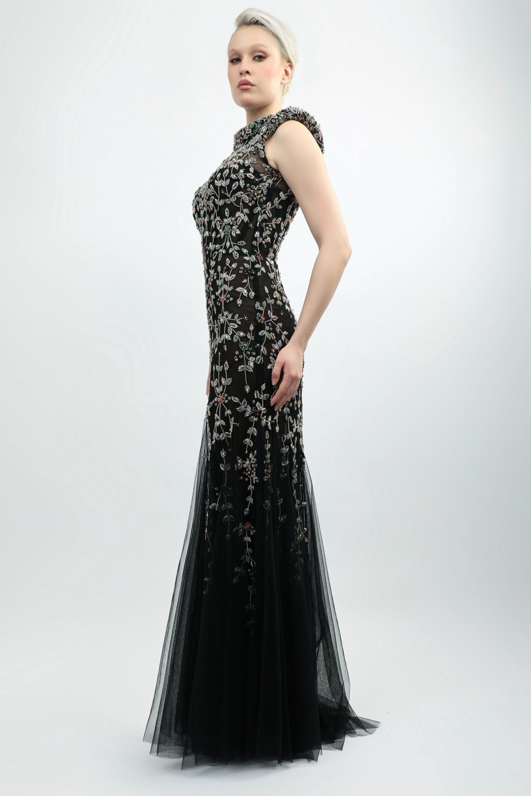 Mermaid Embroidered Gown