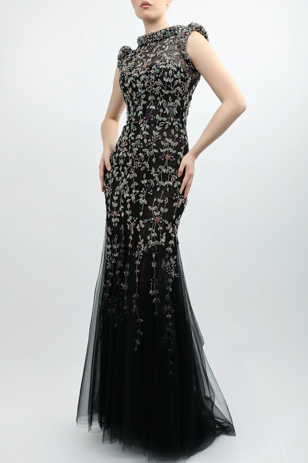 Mermaid Embroidered Gown