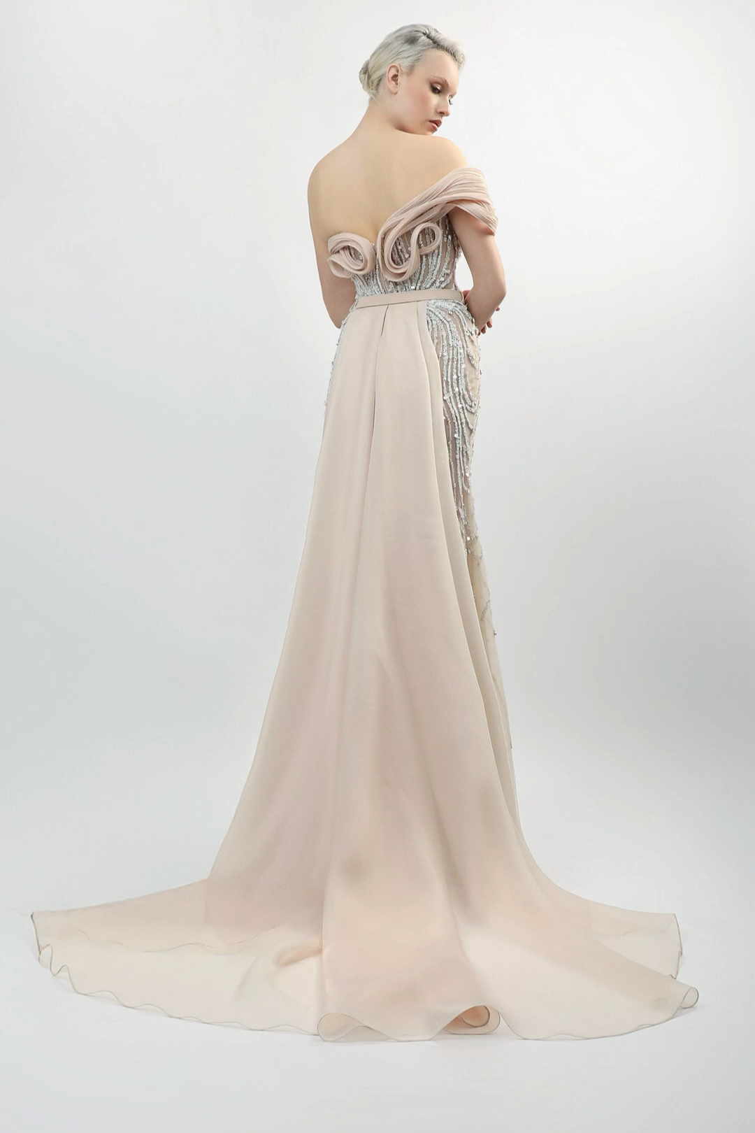 Off-Shoulder Mermaid Gown