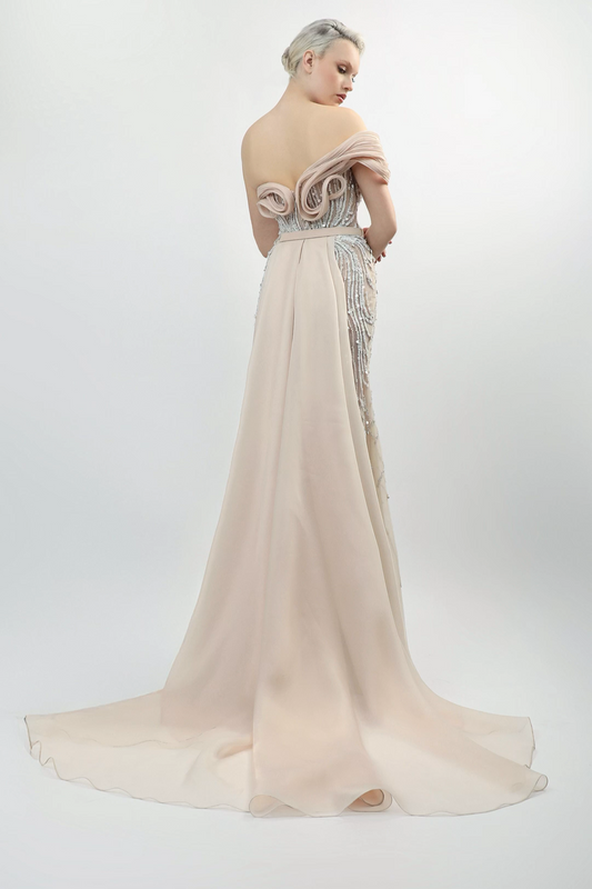 Off-Shoulder Mermaid Gown