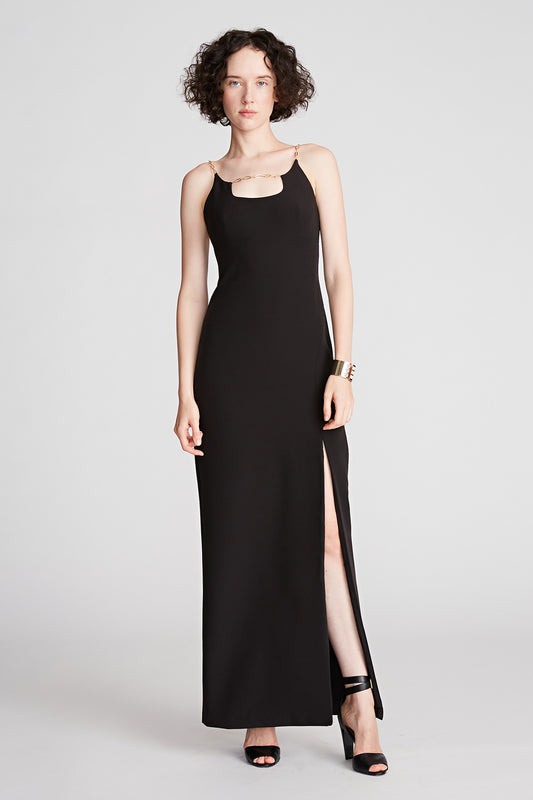 Alli Stretch Crepe Gown