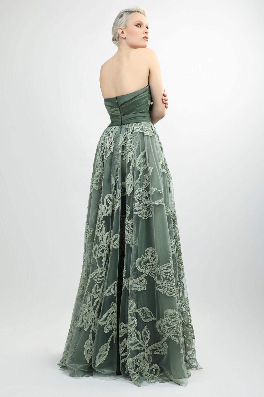 Strapless Sweetheart Gown