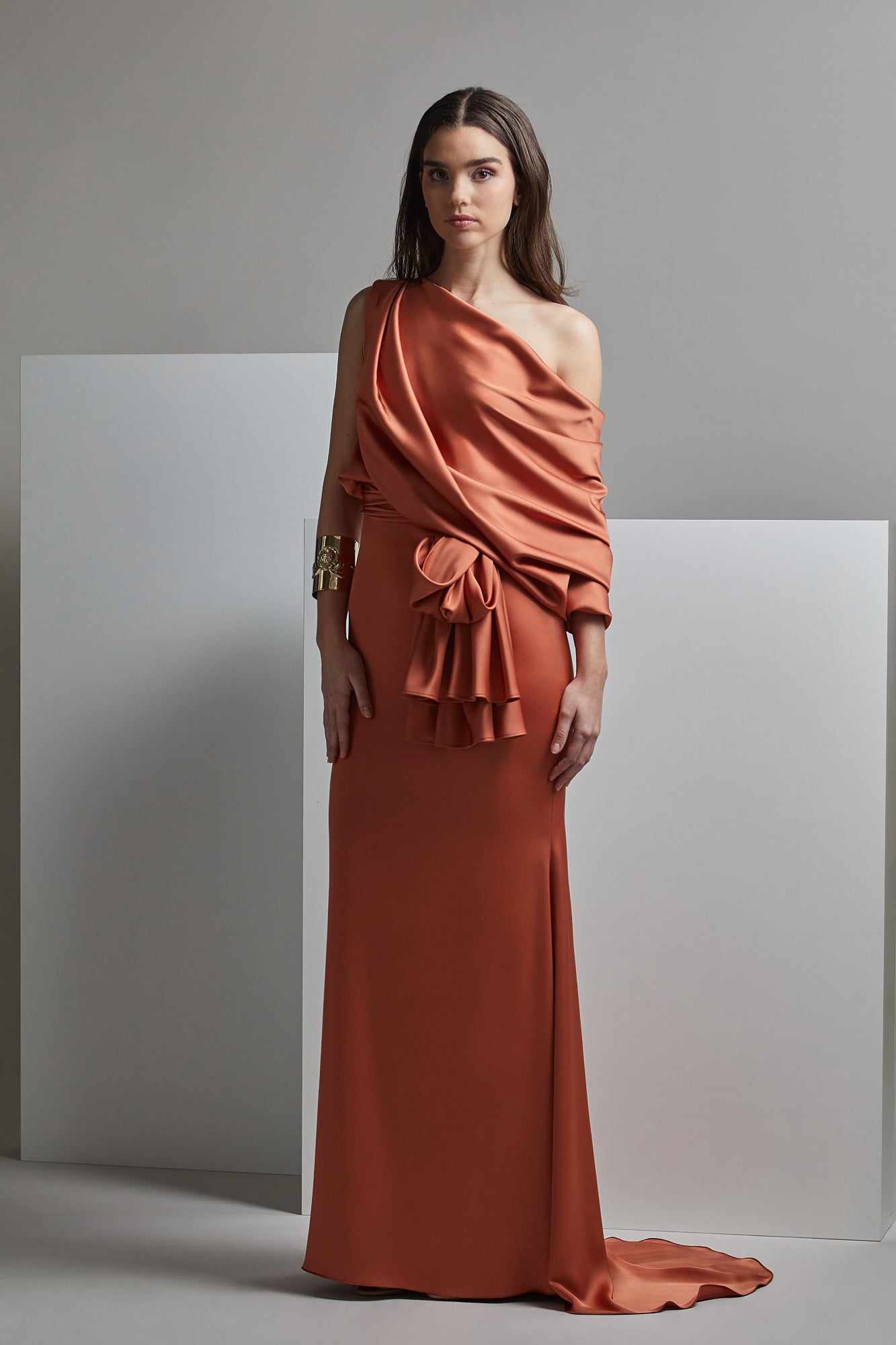 One-Shoulder KYOMI Evening Dress