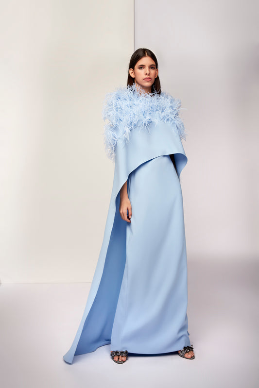 Gairo Gown with Cape