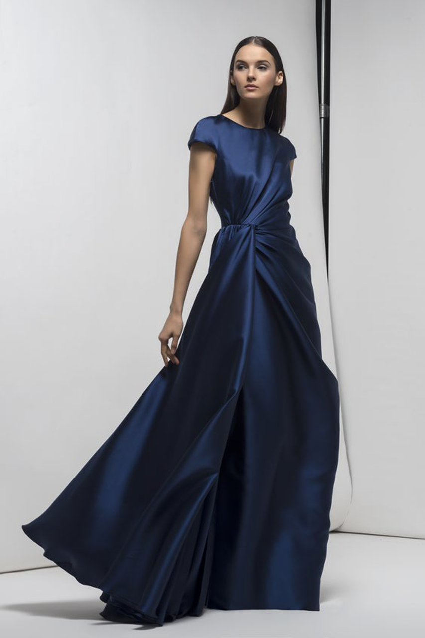 Cap Sleeve Gown