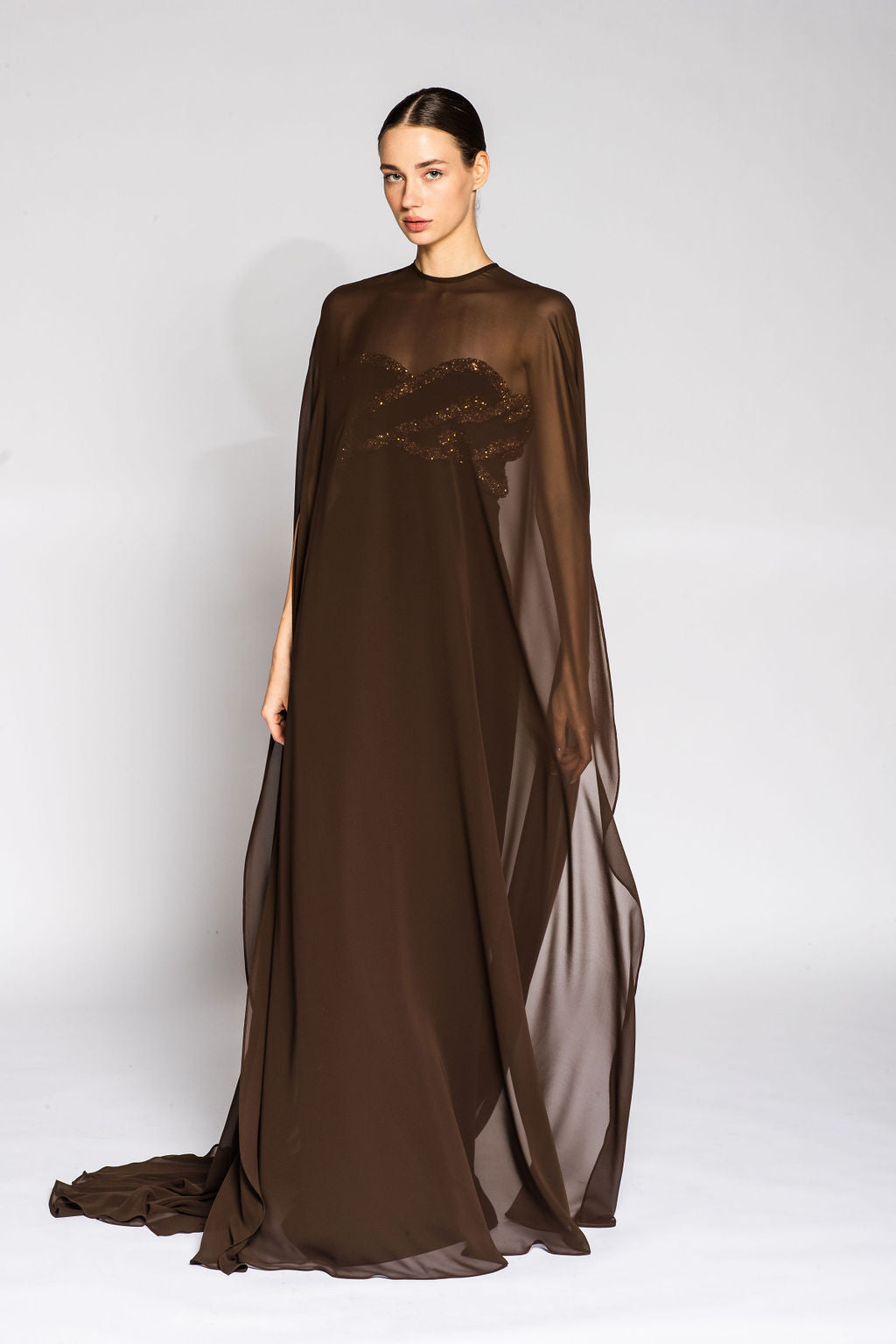 Pritri Gown with Cape