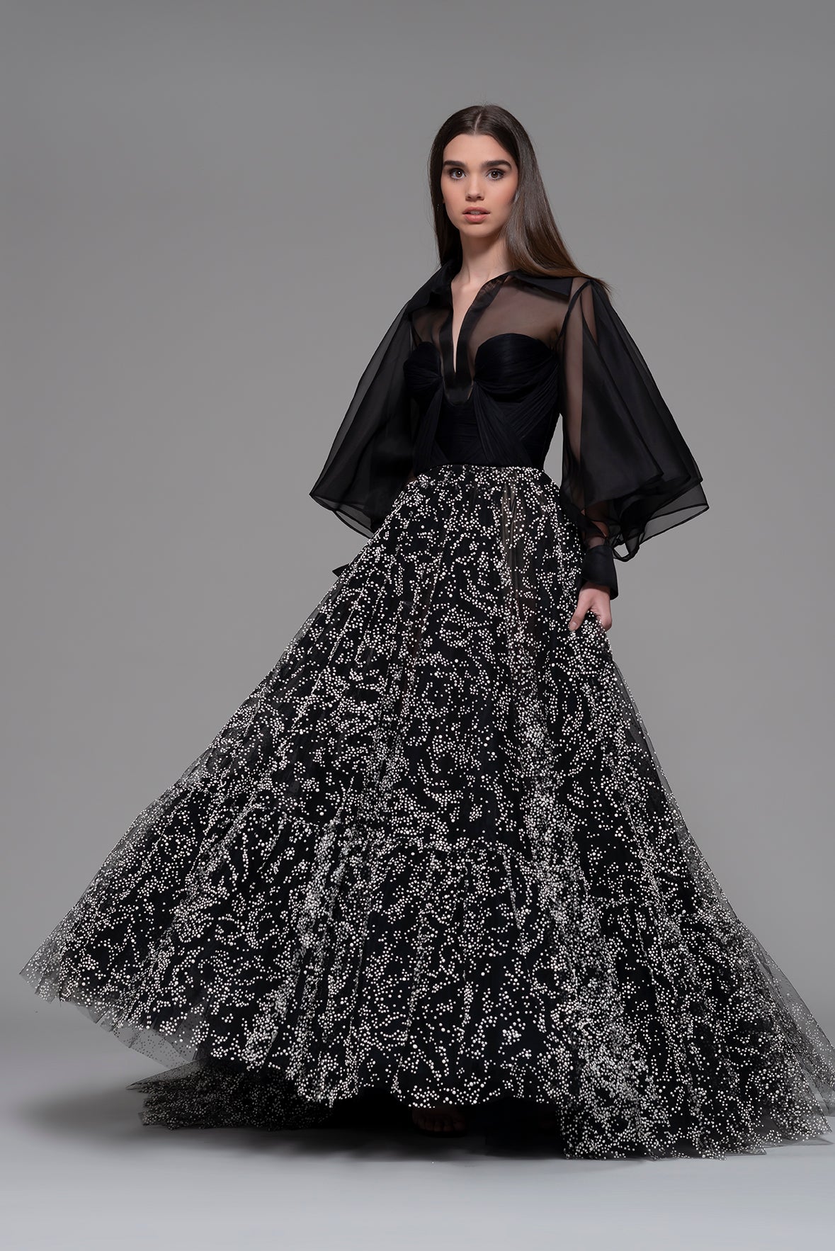 Falconara Sheer Top and Skirt