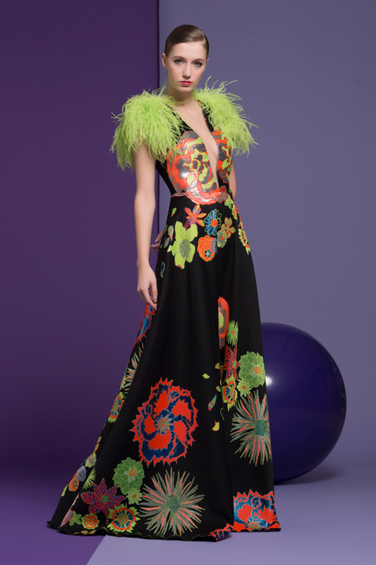 Black Sleeveless Erika Gown