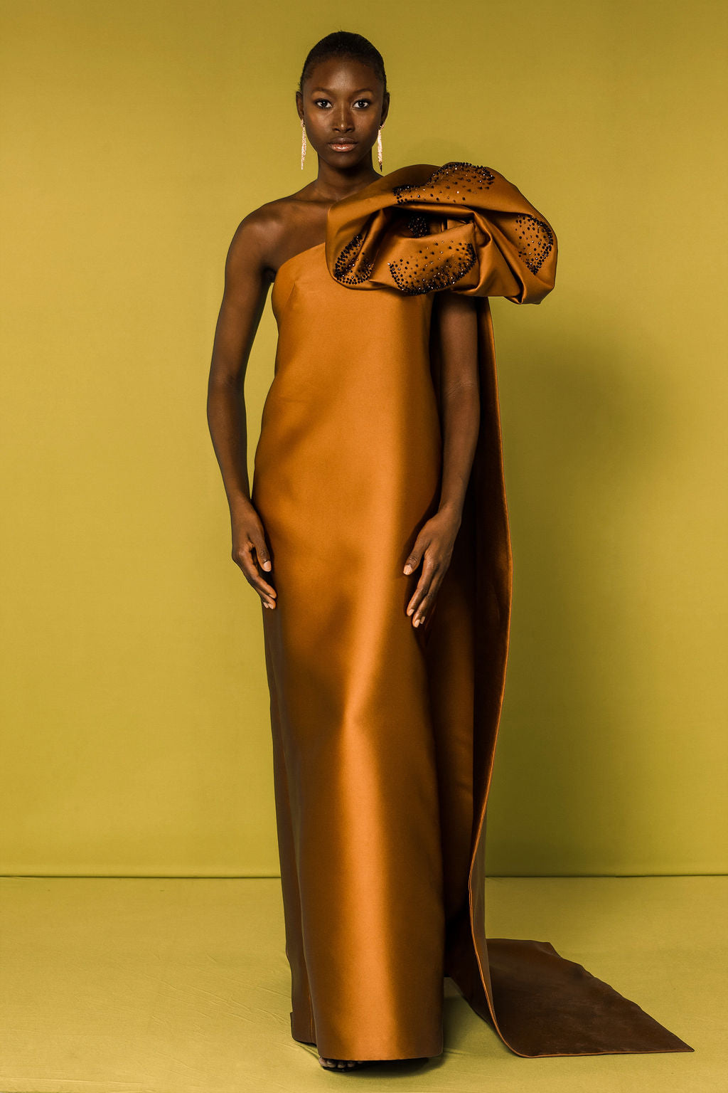 One-Shoulder Nicaragua Gown