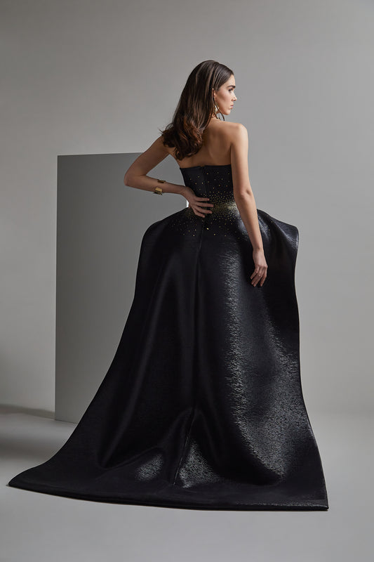 Strapless OZURU Evening Dress